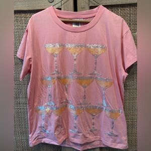 Queen of sparkles champagne tower Tee